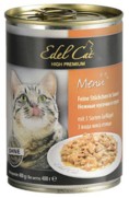 Фото Edel Cat консервы для кошек нежные кусочки 3 вида мяса птицы в соусе